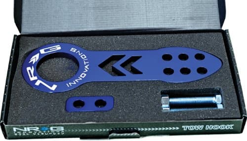 NRG Innovations TOW-100BL Anodized Blue Front Tow Hook (Universal Fitment)