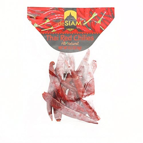deSiam Dried Red Chillies 0.32 oz each (2 Items Per Order, not per case)