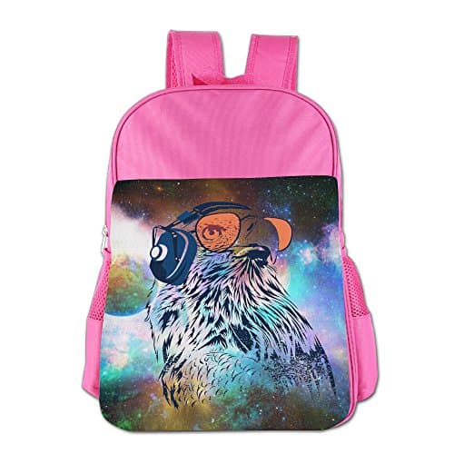 Eagle With Sunglass And Headphone School Backpack For Girls Boys Cute Bookbag Outdoor Daypack