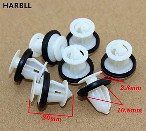 Fastener & Clip Huscus 15PCS for Chery Tiggo A3, E5, A1, A5, Fulwin 2, QQ, Cowin 3 Plastic Fasteners for Door Clip