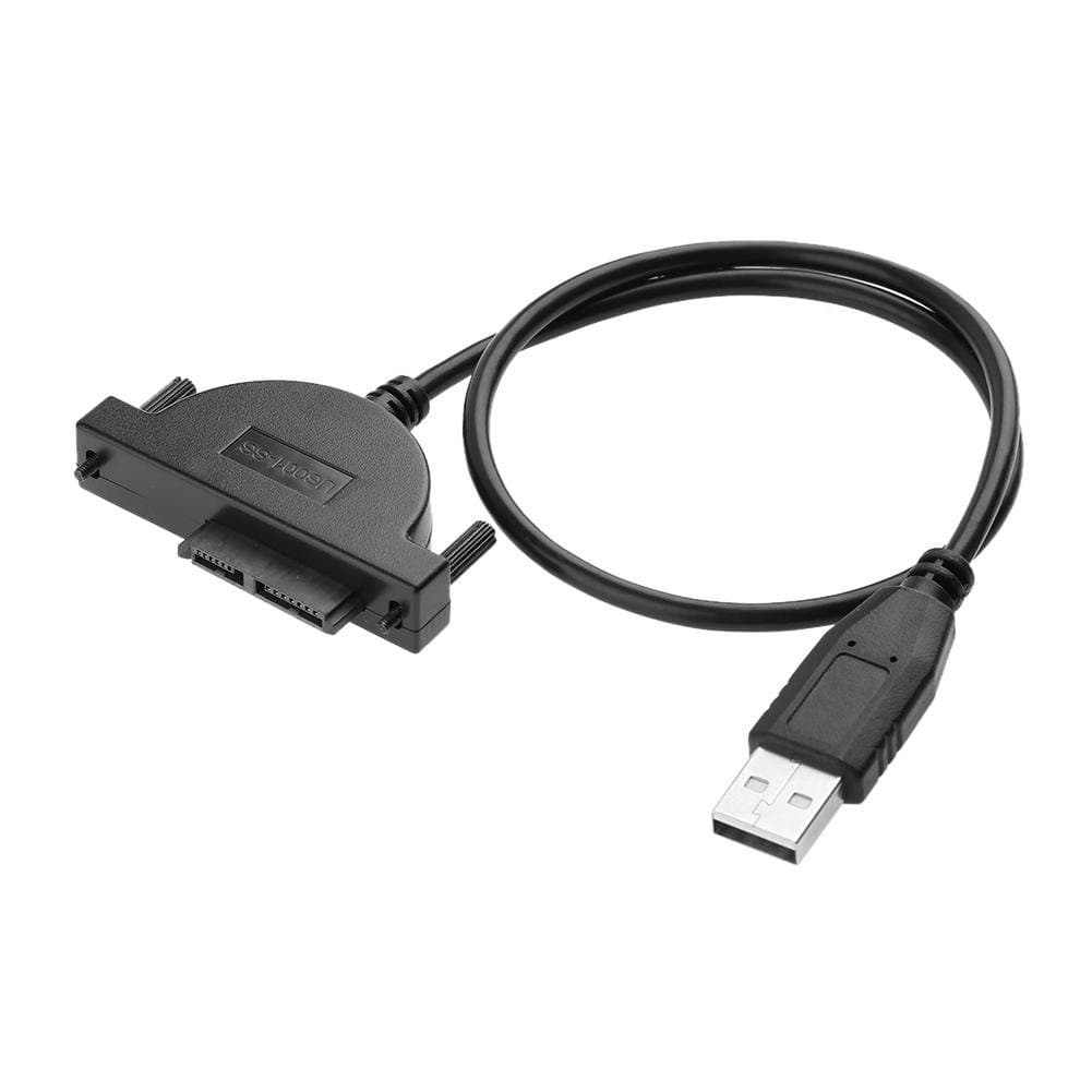 YouN USB 2.0 to Mini SATA 7+6 13Pin Adapter Cable for Laptop CD/DVD ROM Drive