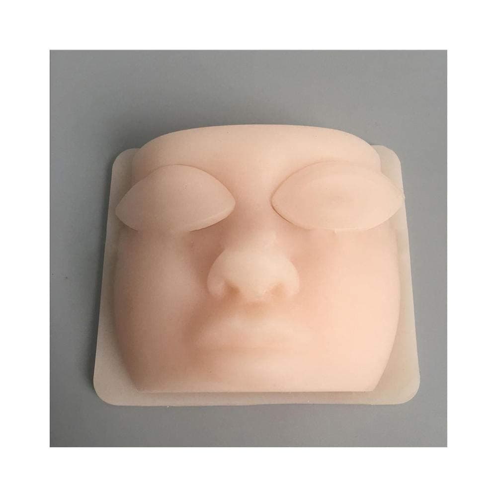 Surgical Beauty Practice Head Kit Soft Silicone Head Face Training Suture Skin Model School Educational Medical Teaching Model-colorTeaching Equipment