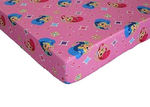 Shimmer and Shine 100% Polyester (Fitted Sheet ONLY) Size Toddler Girls Kids Bedding