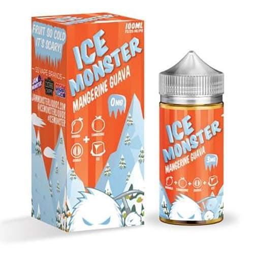 Jam Monster E Liquid New Flavours 0MG 100ML *Free 10ML Bottle* Premium American USA Vape Juice (Mangerine Guava)