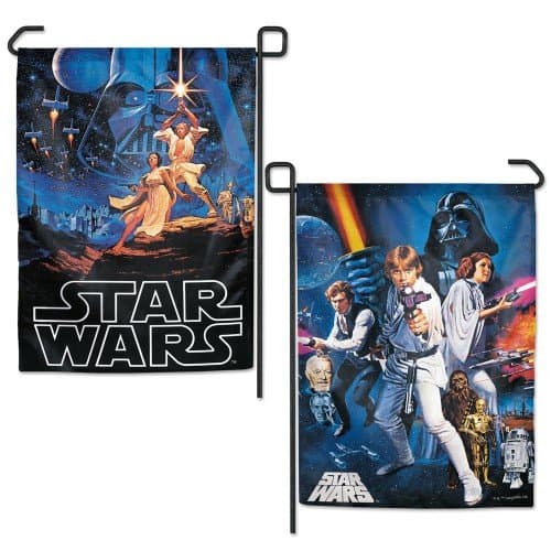 Star Wars Poster Collage Garden Flags 2 sided 12.5" x 18"