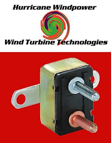 12 volt 50 Amp DC Auto Reset Wind Turbine Generator Circuit Breaker Type 1