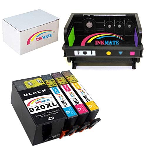INKMATE Compatible Ink Cartridge Replacement for HP 920XL CD868-30002 for OfficeJet 6000 6500 6500A 7000 7500A 1Black/1…