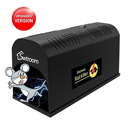 Electronic Rat Traps,High Voltage Emitting, Swthome Mouse Traps Electronic,Effective and Powerful killer for rats ,squirrels and other similar rodents