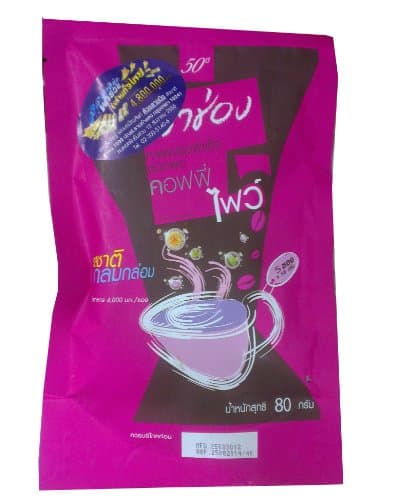 Khoe Shong Instant Coffee Five 80g 2 Pack Thai