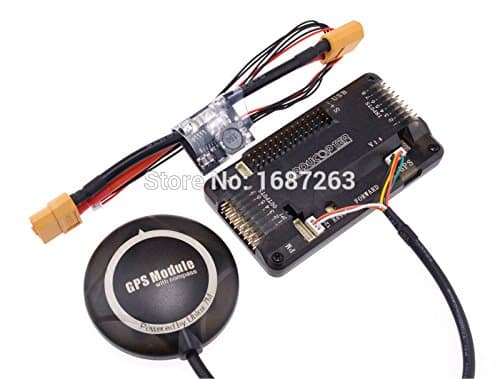 Side Bended Pin APM2.6 ArduPilot Mega APM 2.6 Flight Controller & Power Module + Ublox NEO-7M 7M GPS w/ compass Better than 6M