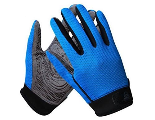 Non-slip Safe Breathable Lightweight Comfortable Durable Cool Gloves Mountain Bike Gloves Fullhand Protector for Road Biking Motor Racing Cycling BMX Bicycle with Rope Eyelet Thick