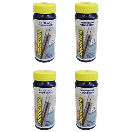 AquaChek White Swimming Pool and Spa 10 Count Sodium Chloride Test Kit (4 Pack)
