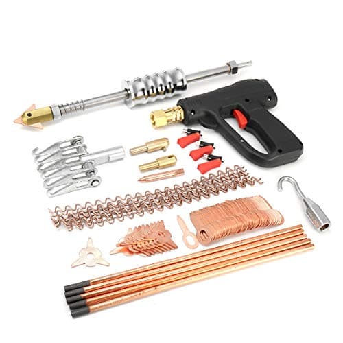 FEVERWORK 86Pcs Dent Puller Kit Car Body Dent Spot Repair Device Welder Stud Weld Welding Tools Kit