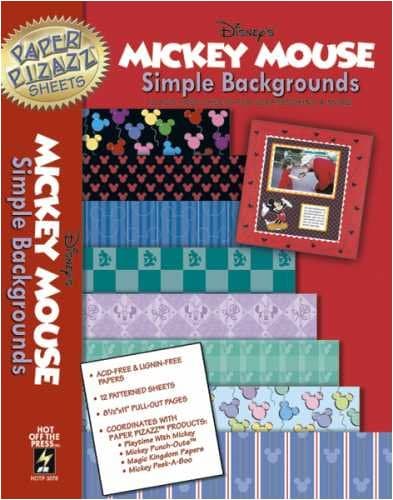 Disney Mickey Mouse Simple Backgrounds Paper Pizazz