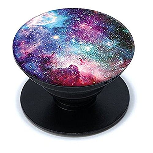 Pop Out Mobile Phone Grip and Holder, Expanding Stand Socket for iPhone X, All Smartphone & Tablet (Galaxy)