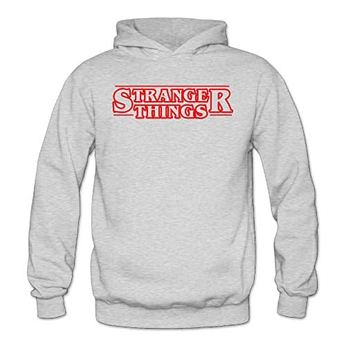 THOELLY Custom Stranger Things Logo Women's Blank Hooded Sweatshirt Fall/Winter