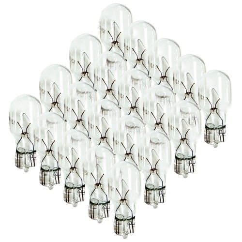 BIN 4 Watt Wedge Base 12V Light Bulbs - 20 Pack Malibu Style - NEW