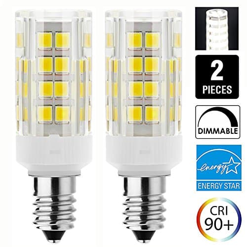 E17 LED Bulb Microwave Oven Light Dimmable 6 Watt 400 Lumen AC110-130V (6W, Daylight White)
