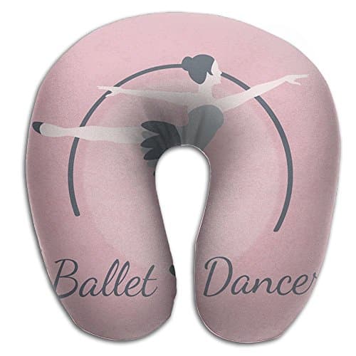 GDUTB17 U-shaped Memory Foam Ballet Dancer Dancing Neck Pillow Soft Travel Pillow Airplane Car Office Pillow For Adult And Kids