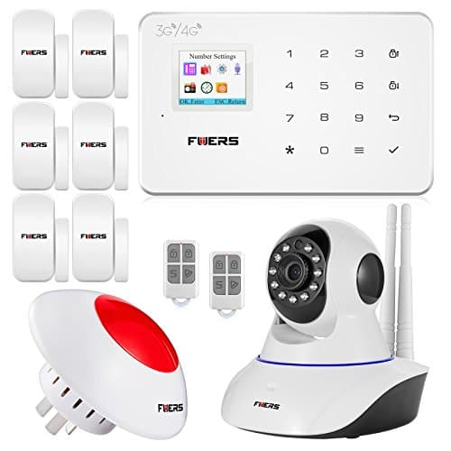 Fuers G183 Wireless Home and Office 3G Security Alarm System with Auto-Dial, Door Contacts and Wireless Flashing Siren , Create a Safe & Intelligent Life for You.