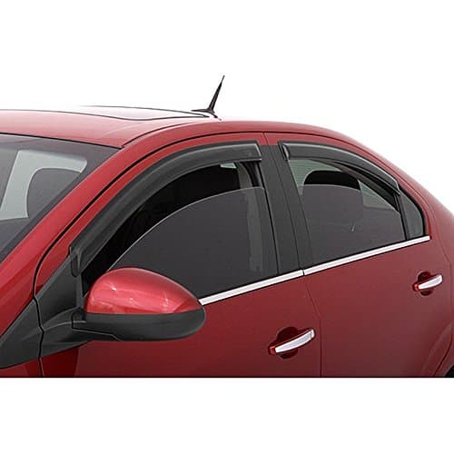 AutoCat 4pcs Sun/Rain Guard Wind Deflector Vent Shade Window Visors for 02-06 Nissan Altima