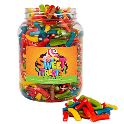 Mr Tubbys Mini Assorted Pencils Suitable for Vegans Sweets n Treats Orange Label Large Jar 1500g