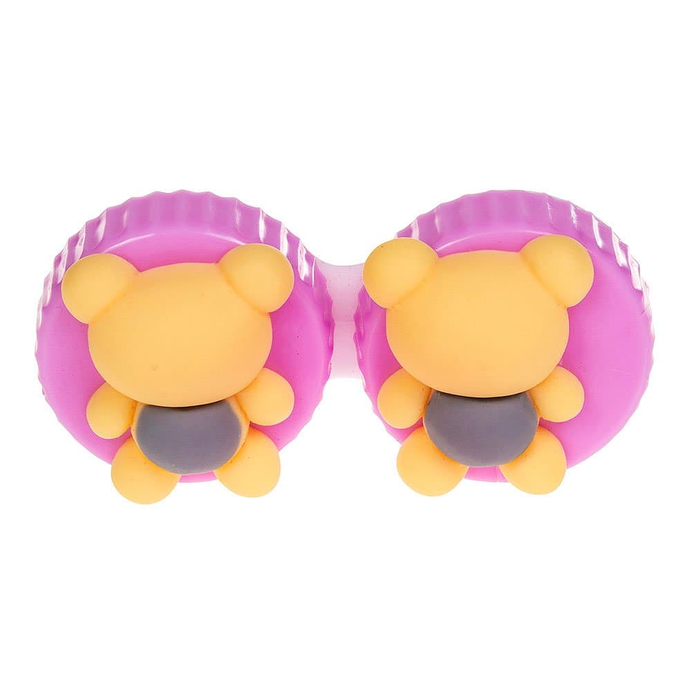 Coloured Contacts Teddy Lens Case (Lilac)