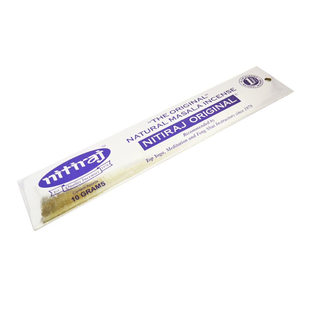 Nitiraj Original Quality Masala Incense Sticks (Silver & Blue Pack) 12g