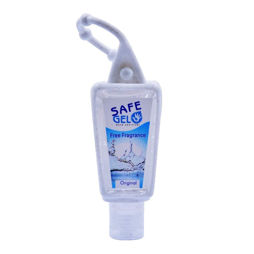 Portable Clean Moisturizing Leakage-Proof Safe Gel With Adjustable Rope | 30ML Mini Hand Sanitizer Free Fragrance Disposable No Clean Travel