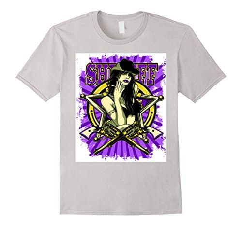 Mens Sherif GIrl Star Small Silver