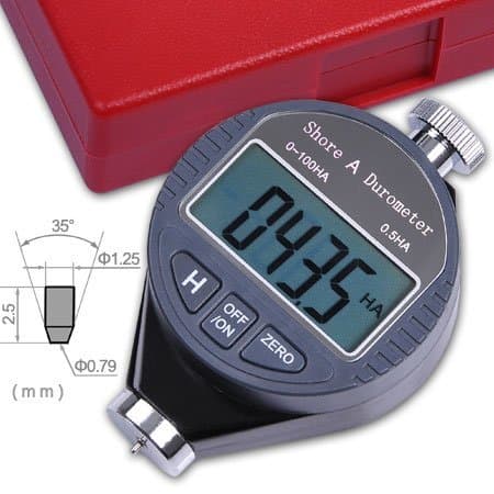 LEESONS INC Portable Handheld Shore A Durometer Scale Digital Hardness Tester