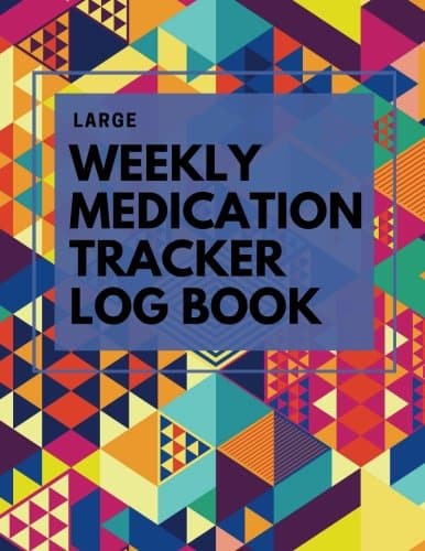 Large Medication Tracker Log Book: Abstract Daily Medicine Reminder Tracking, Monitoring Sheets | Treatment History | Tablet Med Organizer, Forms, Record & Plan Appointments: Volume 4 (Healthcare)