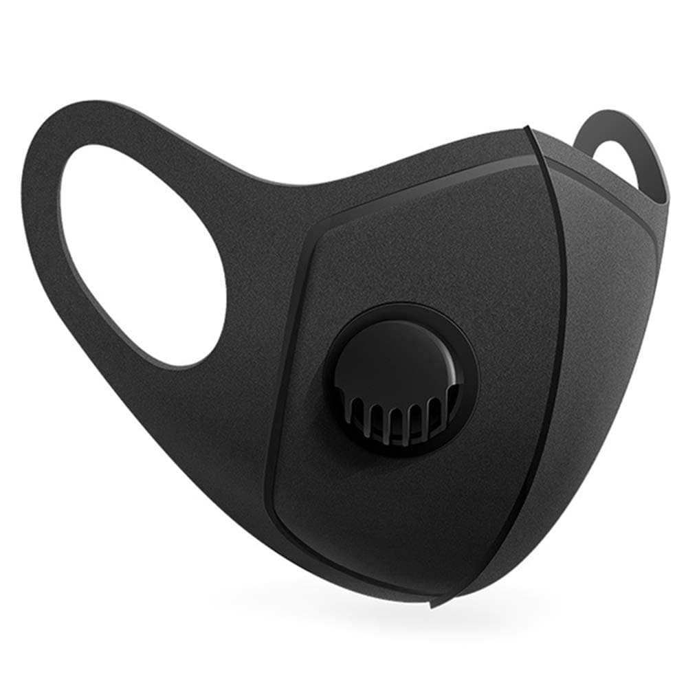 Reusable Dustproof M-as-k with Exhalation Valve,Air Purifying M as k, Dust M as k PM2.5 Windproof Foggy Haze Pollution Respirator (Style-01)