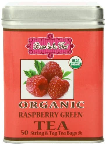 Brew La La - Organic Green Tea Raspberry - 50 Tea Bags