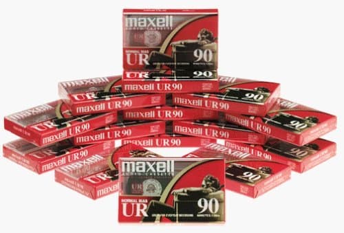2 X MAXELL NORMAL BIAS UR-90 (15-Pack) Standard Size Cassettes