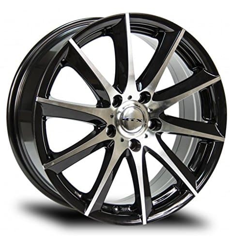 DYNAMO, 17 x 7, 5 x 114.3, 42, 73.1, BLACK MACHINED SET OF 4 081341