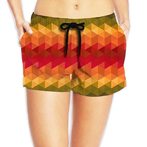 Elastic Beach Short Pants Lady Non Denim Diamond Element