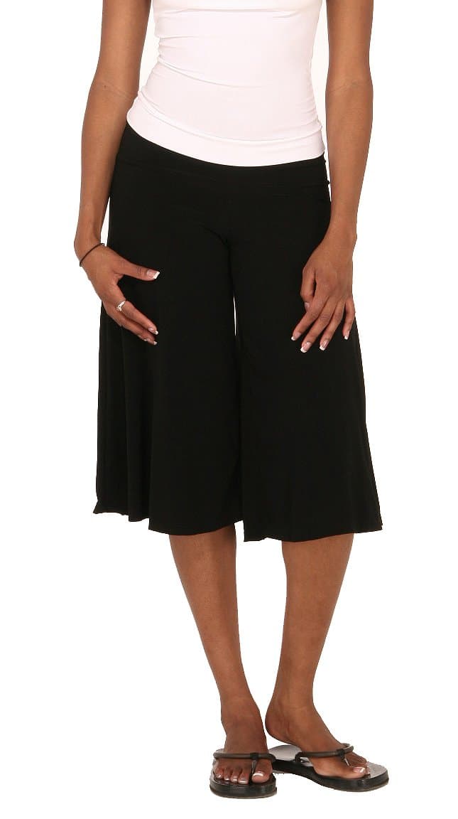 Glam Attack Capri Culottes Gaucho Pants Low Waist