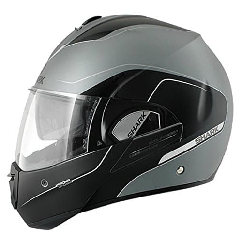 Shark Evoline 3 Arona Helmet (Silver/Black, X-Small)