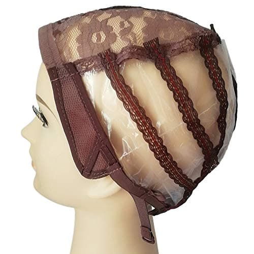 High Quality Wig Cap ☼Wig Cap Making Elastic Breathable Lace Mesh Net Weaving Cap Adjustable Head
