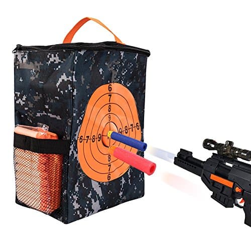 Target Pouch Storage Carry Equipment Bag for Nerf Guns Darts N-strike Elite / Mega / Rival Series by Winnas