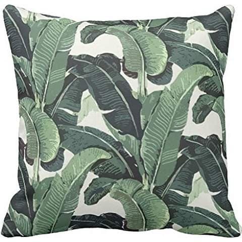 BANANA leaves Throw pillow case 18*18