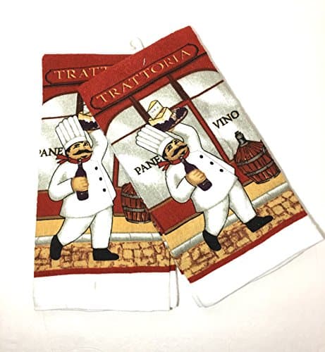 Trattoria Italian Chef Kitchen Towel Set