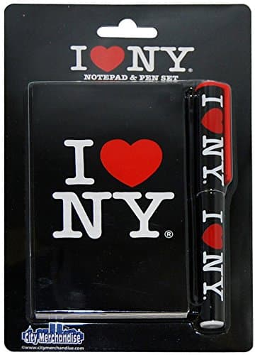 I Love New York Notebook and Pen Set (black)