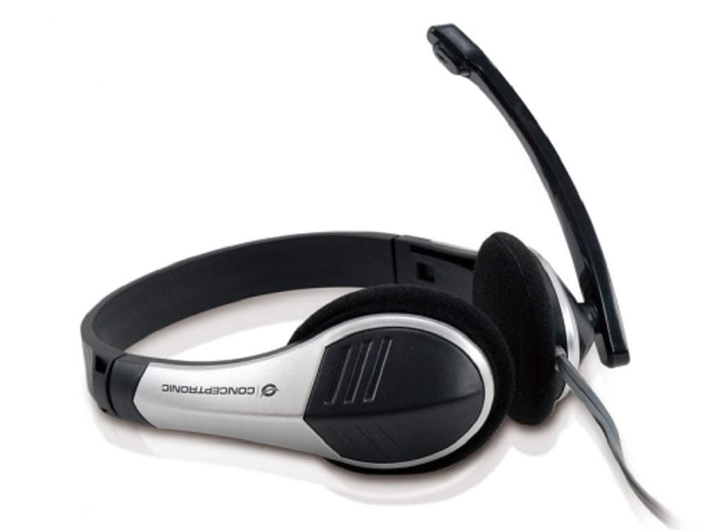 ConceptronicCCHATSTAR2 Stereo Headset, Silver, 165x170x65mm