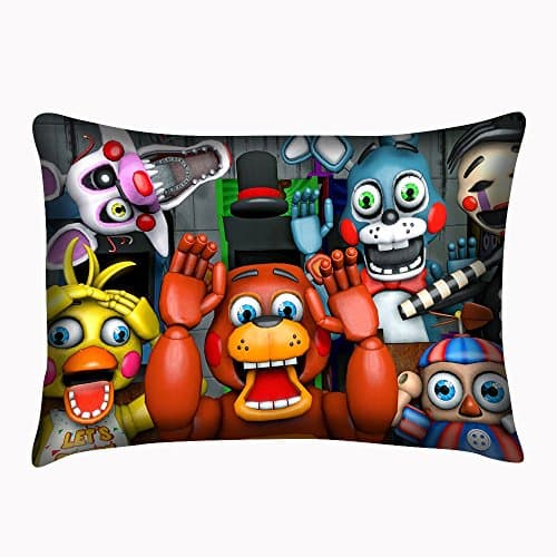 Standard Size Five Nights at Freddy's Pillowcase Bear Cover Two Sides Pillowslip 20x30 Inch