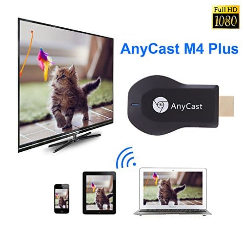 NAMEO AnyCast Wireless WiFi Display Dongle, AnyCast M4 Plus Airplay 1080P Wireless WiFi Display TV Dongle Receiver HDMI TV Stick DLNA Miracast for Android Smart Phones Tablet PC to HDTV
