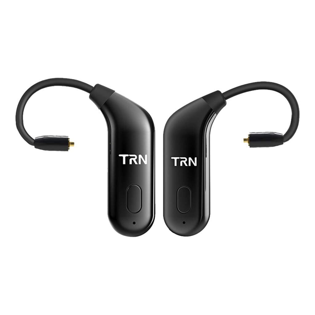 Amaping 2PCS BT20 Bluetooth Earbuds Ear Hook MMCX Adapter, Detachable in-Ear Earphone Connector Wireless Bluetooth 5.0 Headset Adapter (Black)