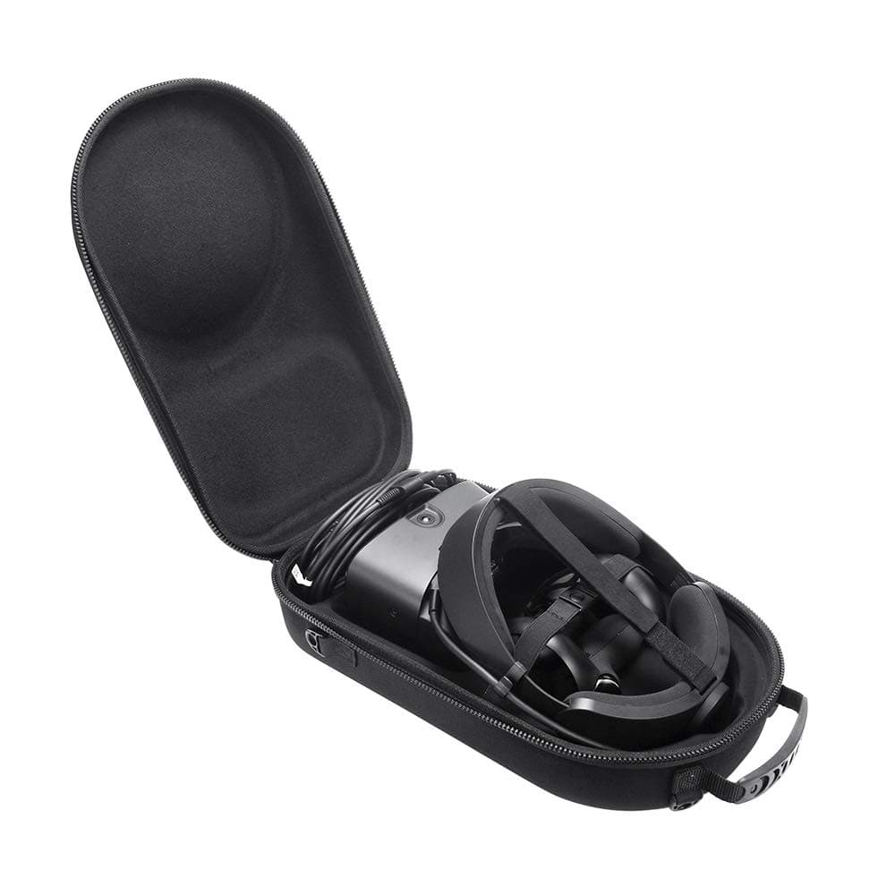 Travel Case for Oculus Rift S PC-Powered VR Gaming Headset Hard Carrying Case Shoulder Bag Protective Storage Box (Black)