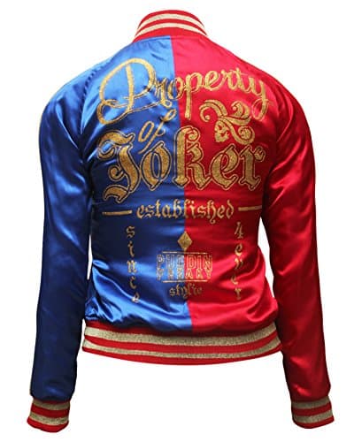 Suicide Squad New Style Harley Quinn Jacket (Small, Red and Blue)